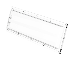 Plastics-Modulight Acrylic Lens Cover 116g