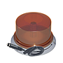 Strobe-Beacon Amber-Plastic-24LED-Amber Lens 12-72V Magnetic Base + Vehicle lighter plug